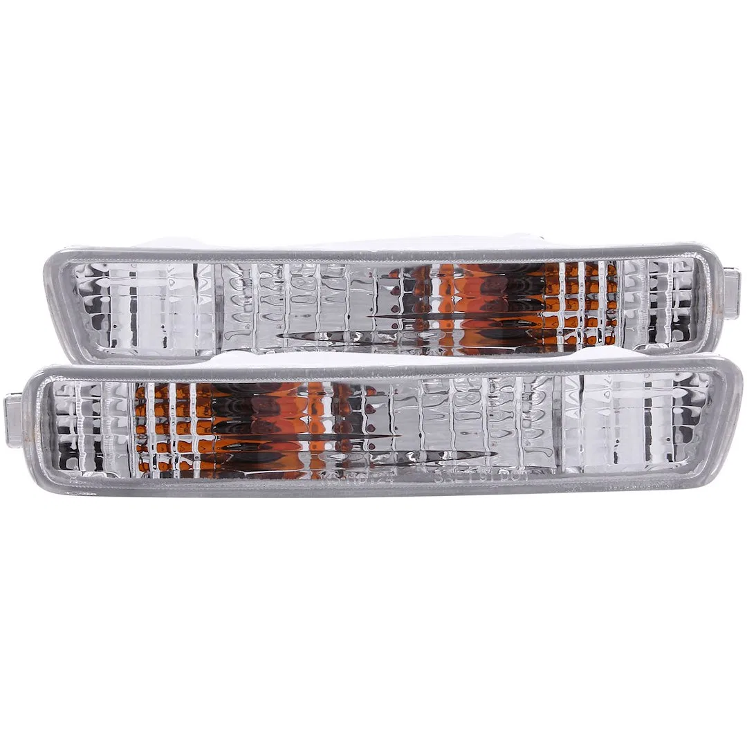 511008 – ANZO Parking/ Turn Signal Light Assembly, Clear Lens With Amber Reflectors Set Of 2